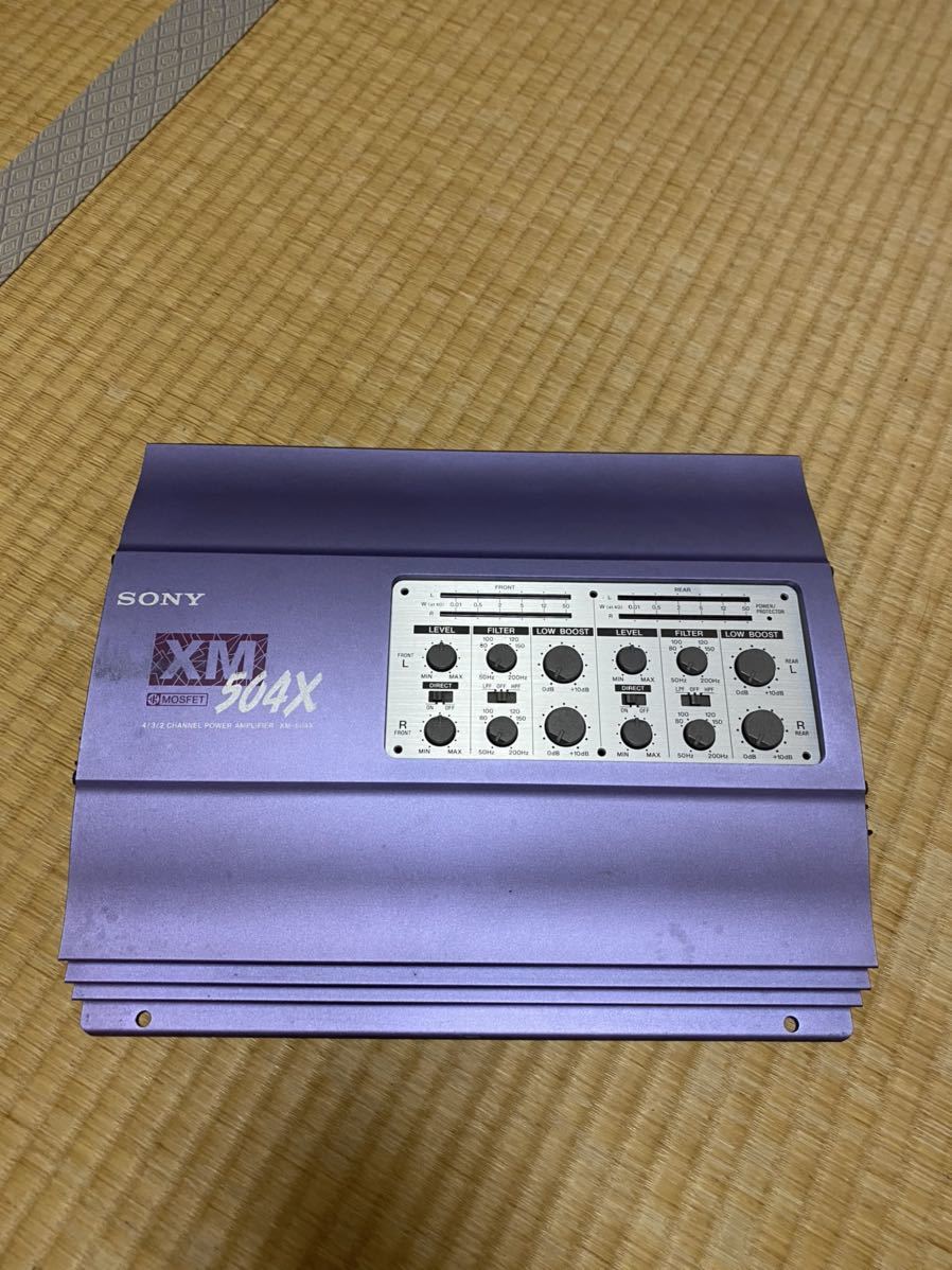 正規品，得価 SONY 4chパワーアンプXM504X
