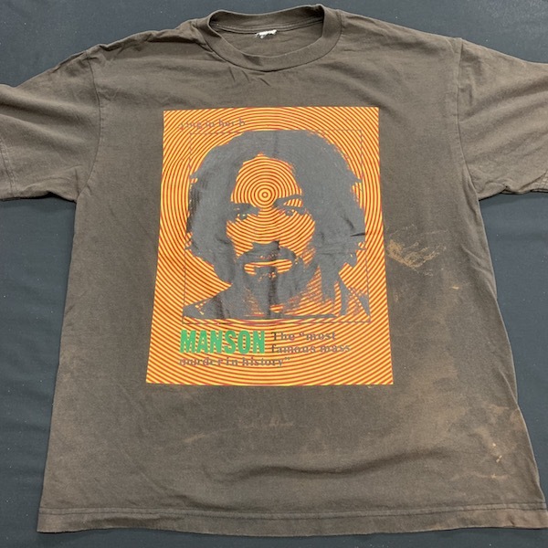 Charles Vintage 90s Manson Shirt MANSON T CHARLES T-Shirt