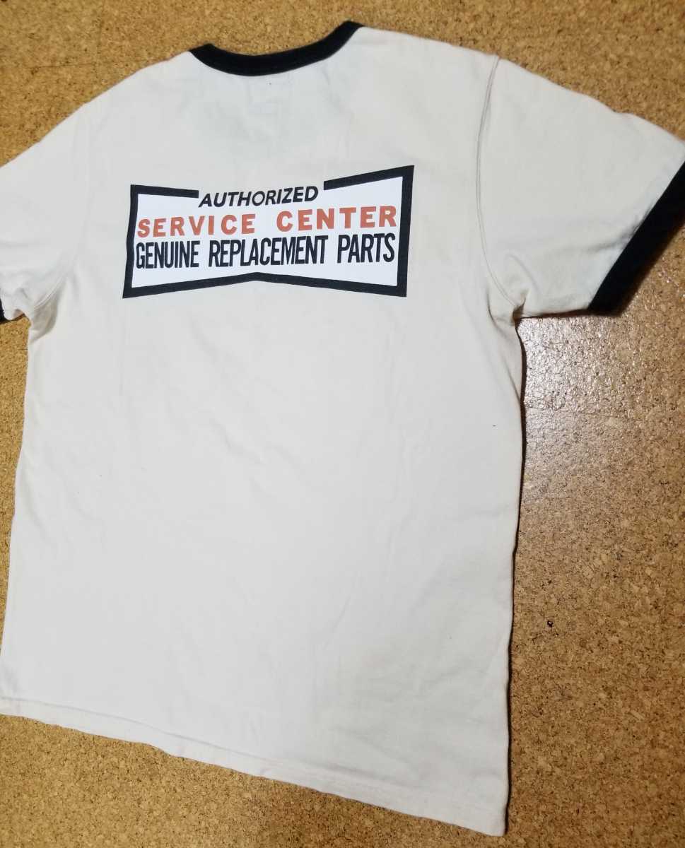 美品 リアルマッコイズ TEE STEWART service Tシャツ 38 トイズ 