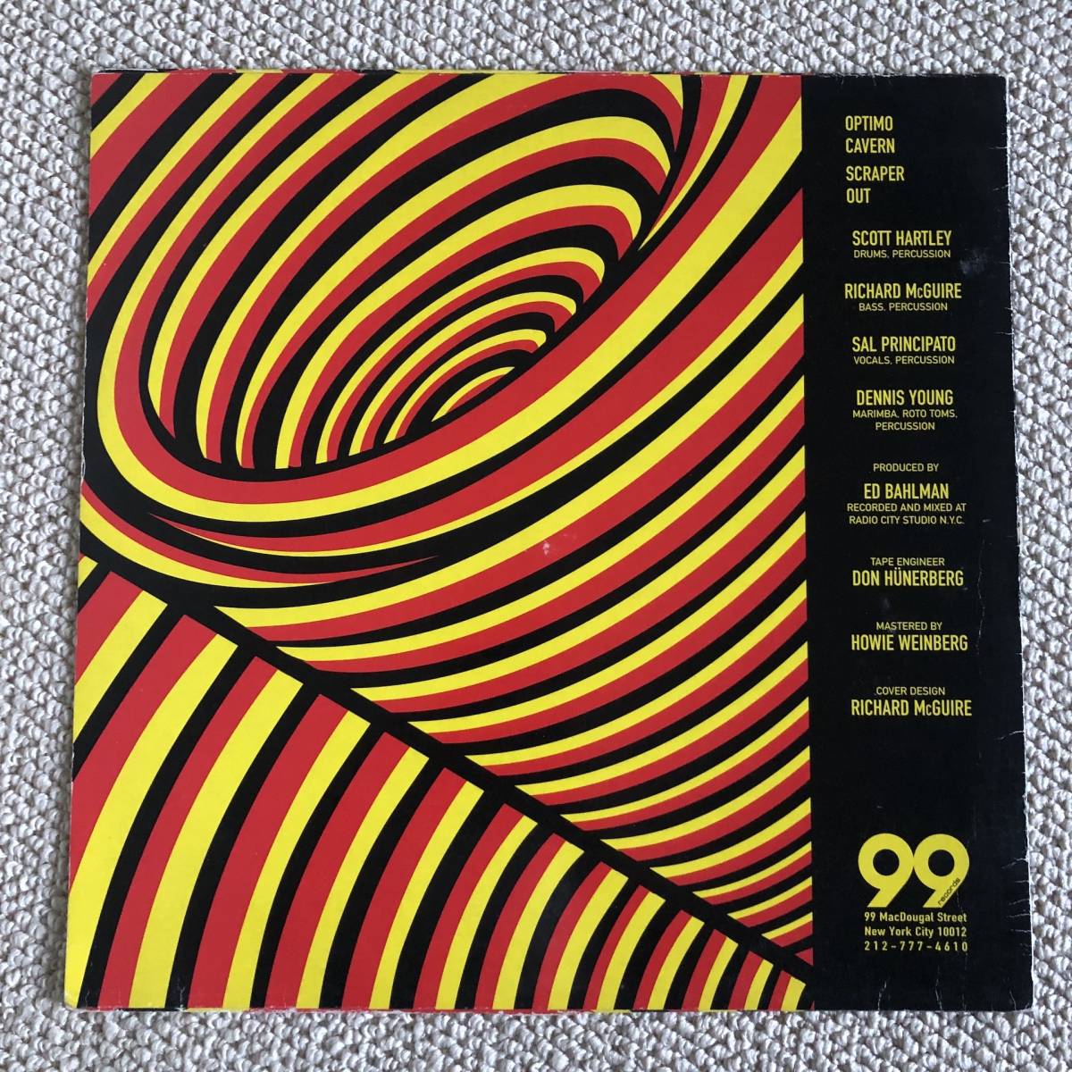 Liquid Liquid Optimo/US ブートレグ盤 /99 Records 99-11 EP/45回転 12inch No Wave ...