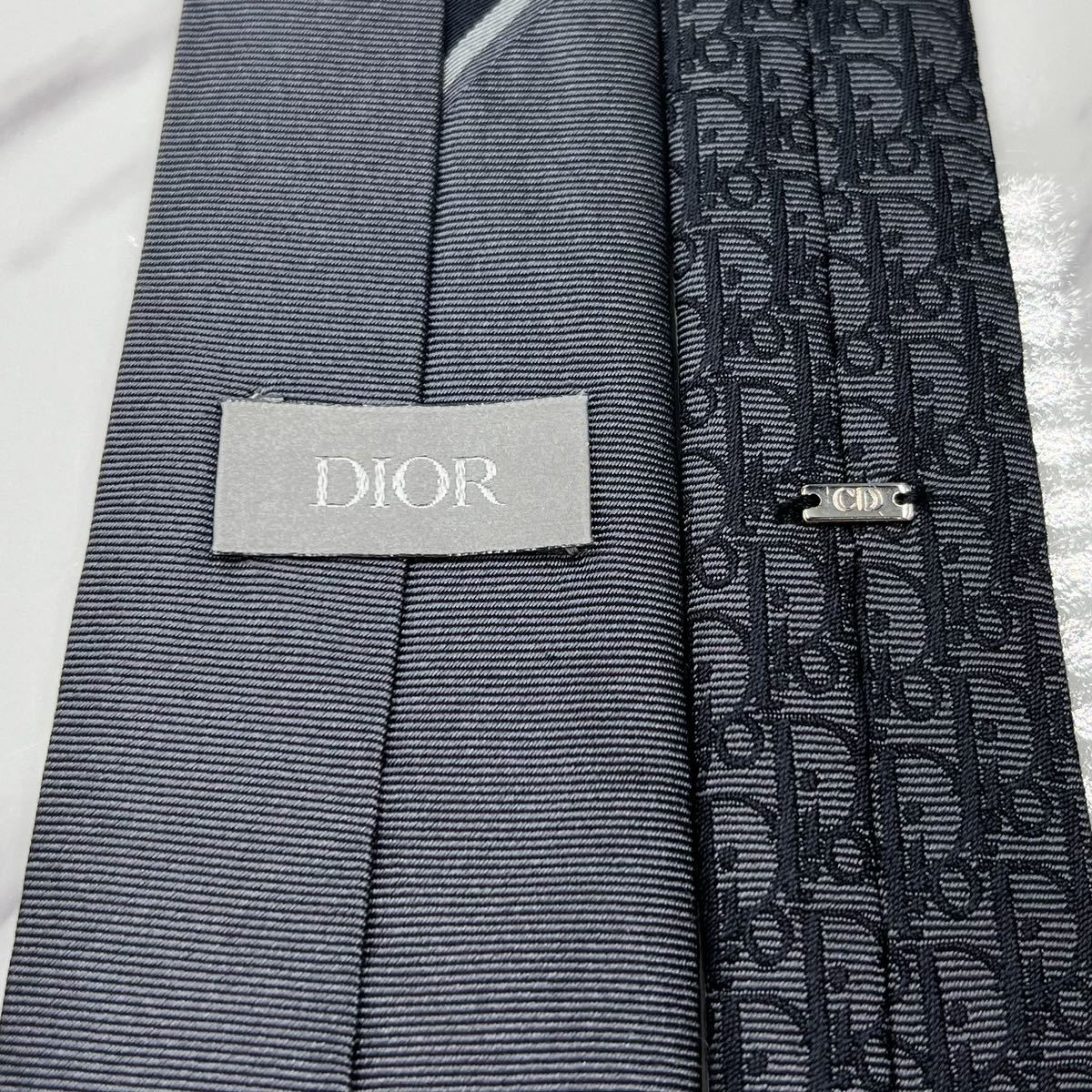 直販専門店 1円 美品 現行 Dior HOMME ディオールオム ナロー ネクタイ