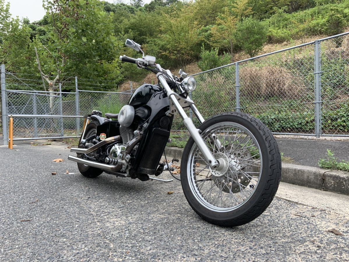 HONDA スティード400 NC26 チョッパー ローロング ボバー カスタム