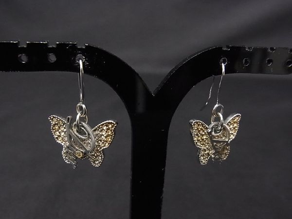 1円 ■美品■ Christian Dior クリスチャンディオール レザー G金具 ショルダーバッグ ポシェット 斜め掛け レディース ブラック系 S0656fN Christian アクセサリー Dior ビジネス ラインストーン クリスチャン・ディオール(か