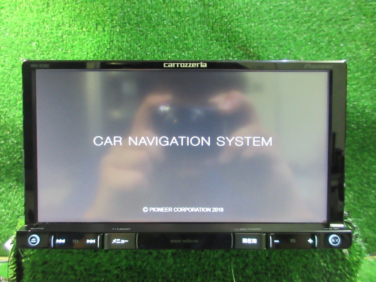 カロッツェリア 楽ナビ AVIC-RZ302 CD/DVD/iPod再生確認済み 地図データ 2018年版　※ 画像参照　　2022.8.20.Y.17-A31
