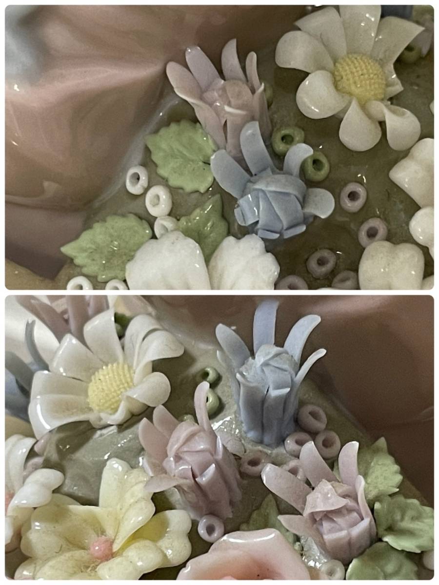 LLADRO リヤドロ 花車を押す少年 フィギュリン 1283 陶器 置物