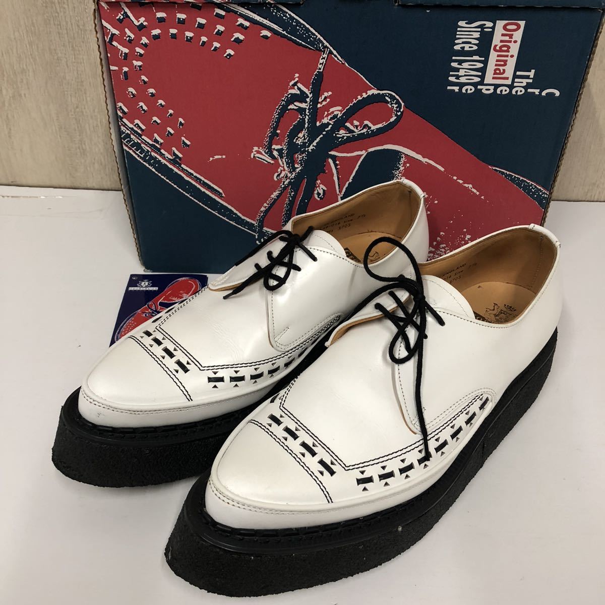 箱付き★【GEORGE COX】ジョージコックス★シューズ GIBSON ギブソン サイズUK7.5 3705VI 3 TIE GIBSON 09