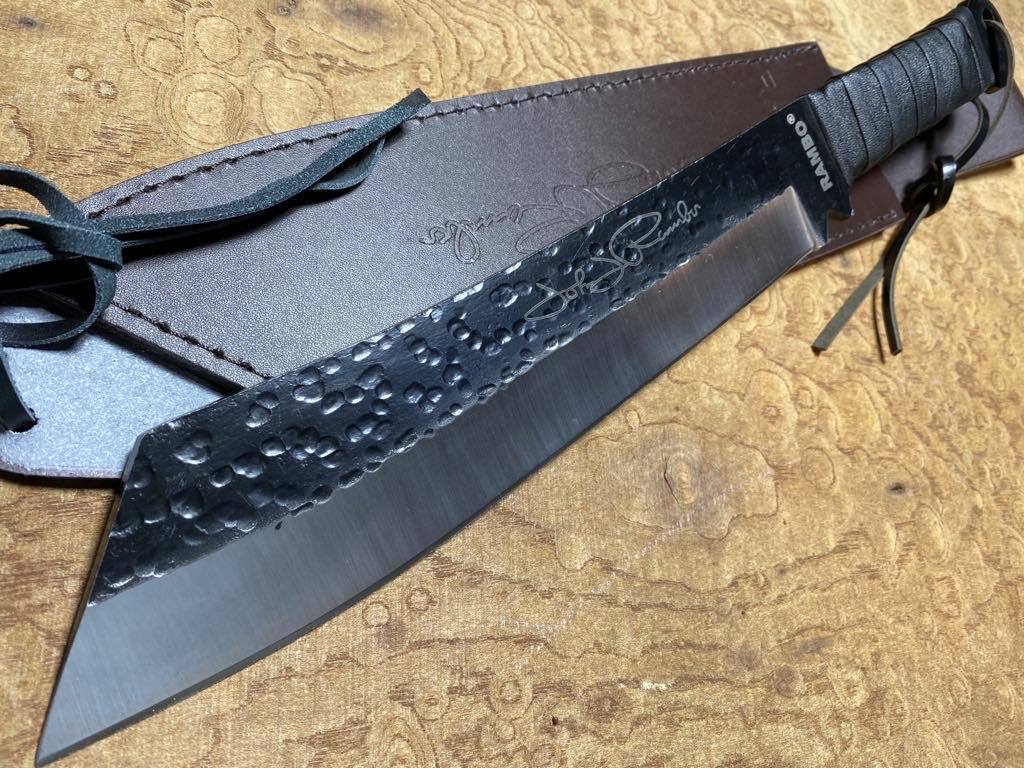RAMBO FIRST BLOOD RAMBO4 ランボー4 R4BM サバイバルナイフ 極厚黒 