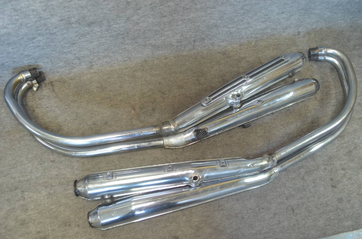 純正無番マフラー付き ホンダ OUT MUFFLER SOUND 無番マフラー｜バイク 【Y22-0005】HONDA　CB750K用　無番マフラー（詳細不明）　ジャンク品/CB750Kマフラー/CB750K0無番マフラー/CB750K純正マフラー