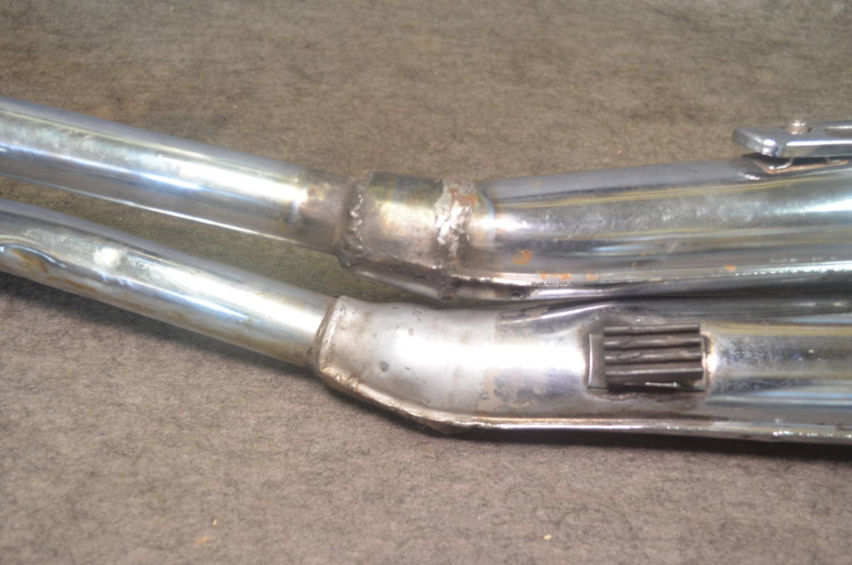 純正無番マフラー付き ホンダ OUT MUFFLER SOUND 無番マフラー｜バイク 【Y22-0005】HONDA　CB750K用　無番マフラー（詳細不明）　ジャンク品/CB750Kマフラー/CB750K0無番マフラー/CB750K純正マフラー