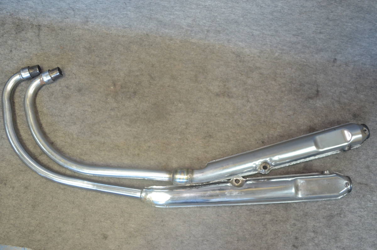 純正無番マフラー付き ホンダ OUT MUFFLER SOUND 無番マフラー｜バイク 【Y22-0005】HONDA　CB750K用　無番マフラー（詳細不明）　ジャンク品/CB750Kマフラー/CB750K0無番マフラー/CB750K純正マフラー