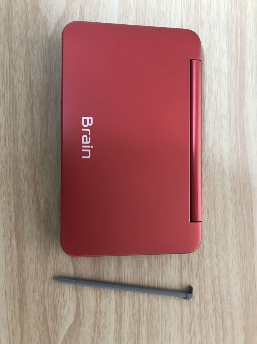 シャープ 電子辞書 BRAIN 高校生モデル　6教科対応　PW-SH7 レッド
