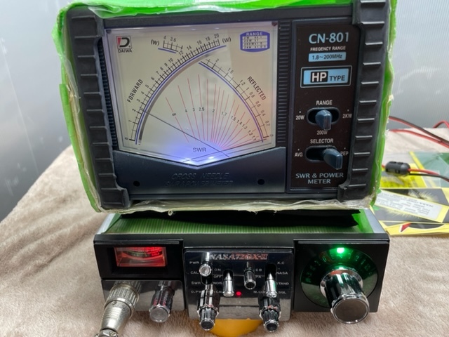 超美品/CB無線/斜め文字/NASA72GX-Ⅱ/シャーシも上下カバーフルメッキ