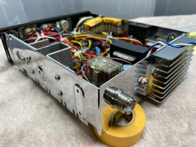 超美品/CB無線/斜め文字/NASA72GX-Ⅱ/シャーシも上下カバーフルメッキ