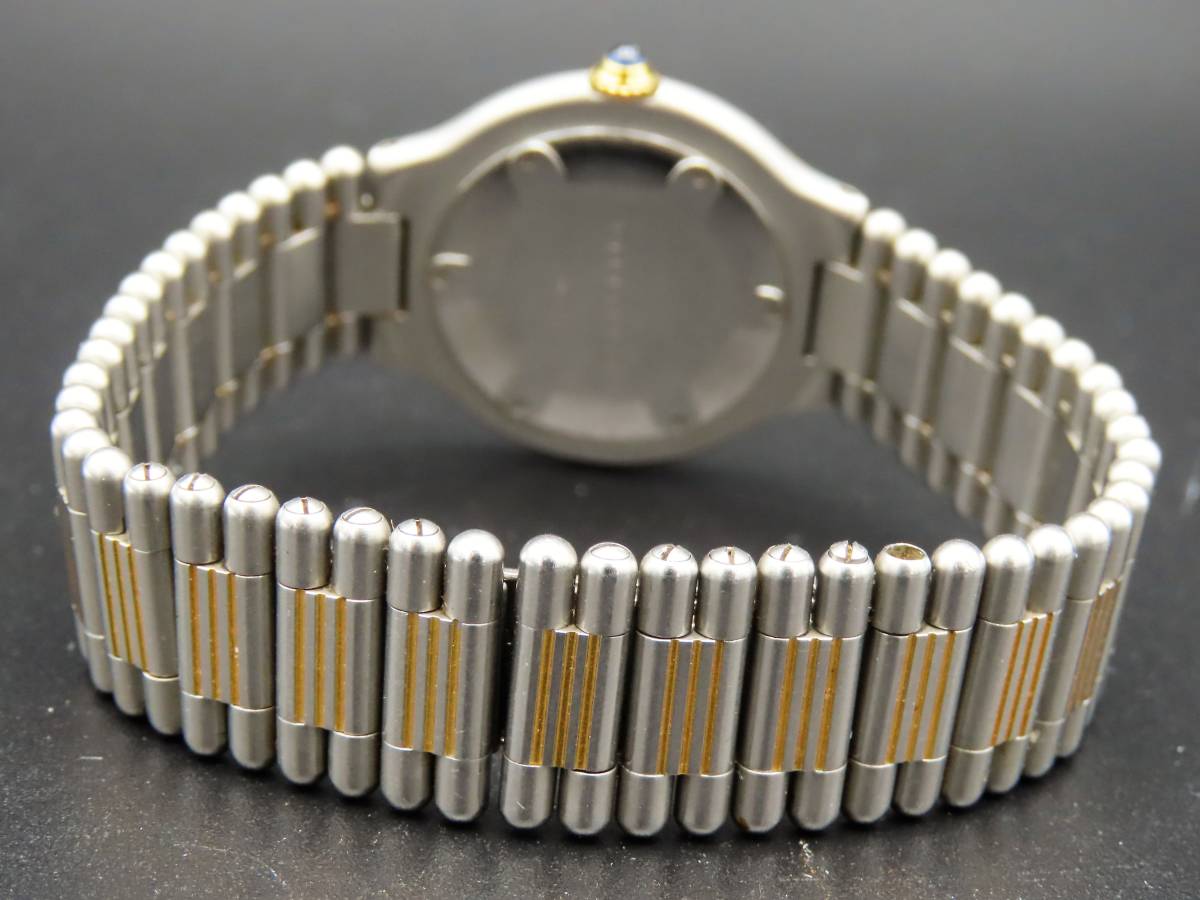 1円～! 稼動品☆正規品 Cartier カルティエ マスト21 クォーツ 