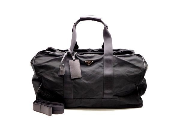 送料無料 1円〜 プラダ 2way ボストン ショルダー バッグ トート Unisex IDタグ クローシュ ビジネス トラベル ナイロン 黒 ブラック PRADA 0266h(ショルダーバッグ)｜売買されたオークション情報、yahooの商品 かばん、バッグ