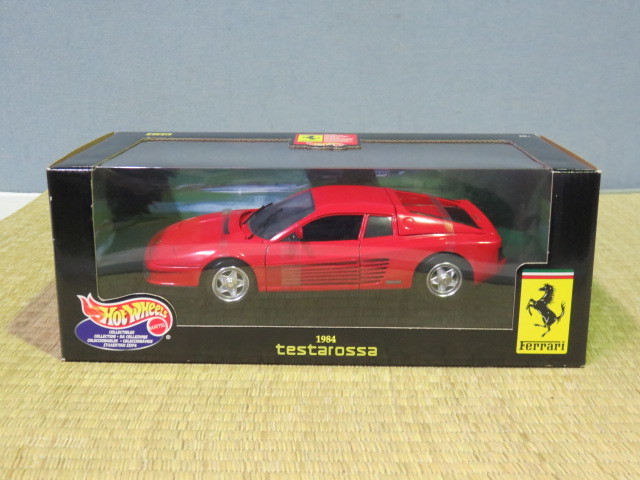【爆買い，格安】 196 保管品 HotWheels ホットウィール 1/18 Ferrari フェラーリ Testarossa 1984 テスタロッサ(乗用車)｜売買されたオークション情報、yahooの商品情報をアーカイブ公開 - オークファン 乗用車