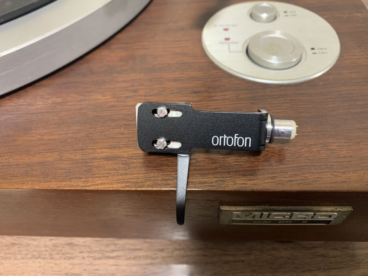 MICRO マイクロDD-8レコードプレーヤー・通電確認& ortofon 