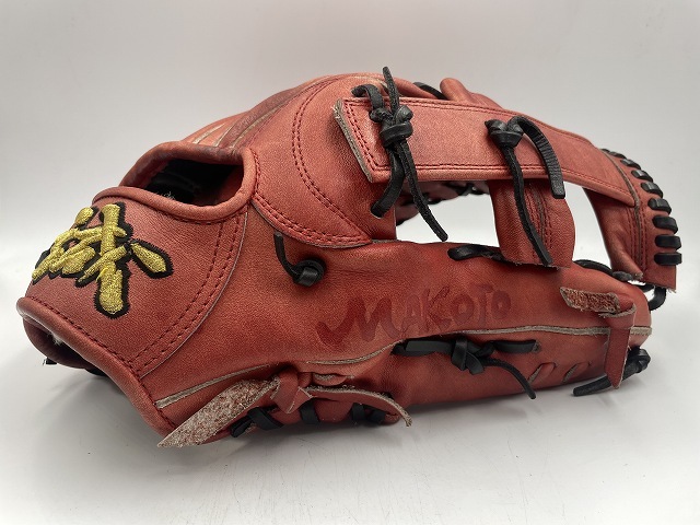誠グローブ　硬式外野用　フルオーダー品 硬式 誠 誠グローブ 即戦力品 使用感強 BGH4BU 誠グローブ MAKOTO 硬式外