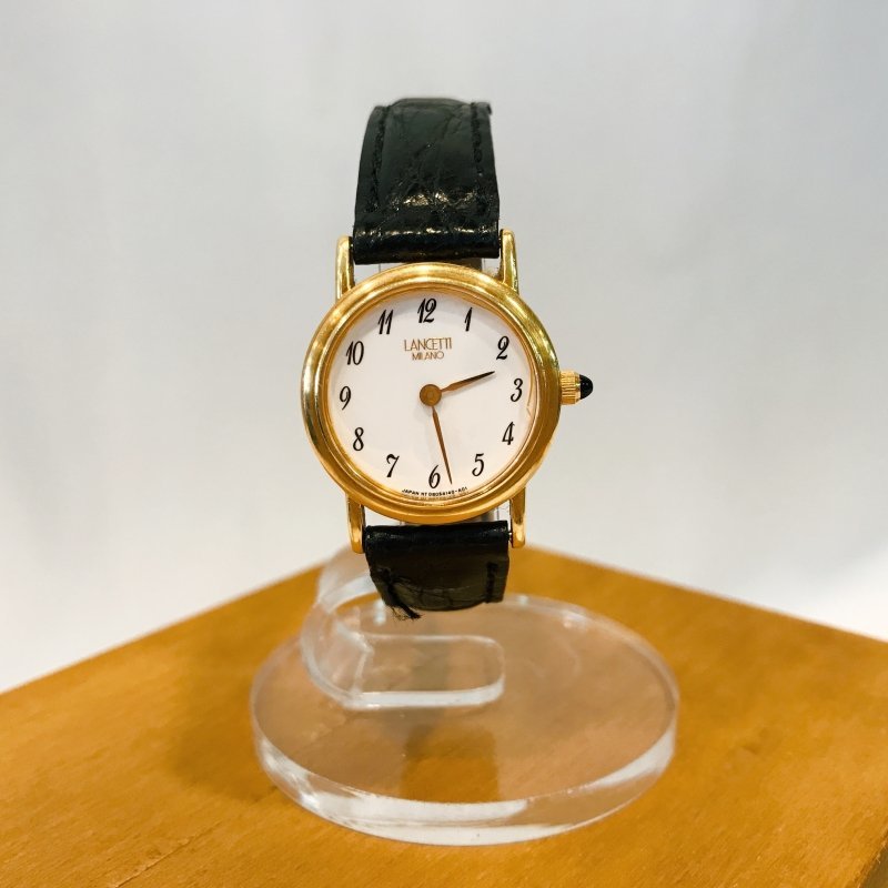 LANCETTI D80414−01 B2 腕時計 クォーツ 18K ゴールド ランチェッティ レディース 金無垢 時計/252(その他 ...