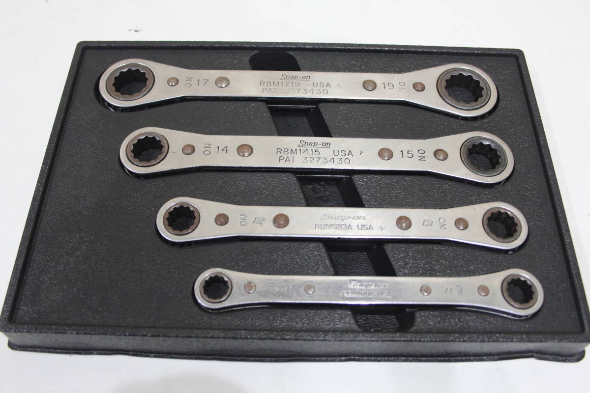 【お買い得，格安】 SF08279 Snapon スナップオン レンチ 4個セット 現状品(めがねレンチ)｜売買されたオークション情報、yahooの商品情報をアーカイブ公開 - オークファン めがねレンチ