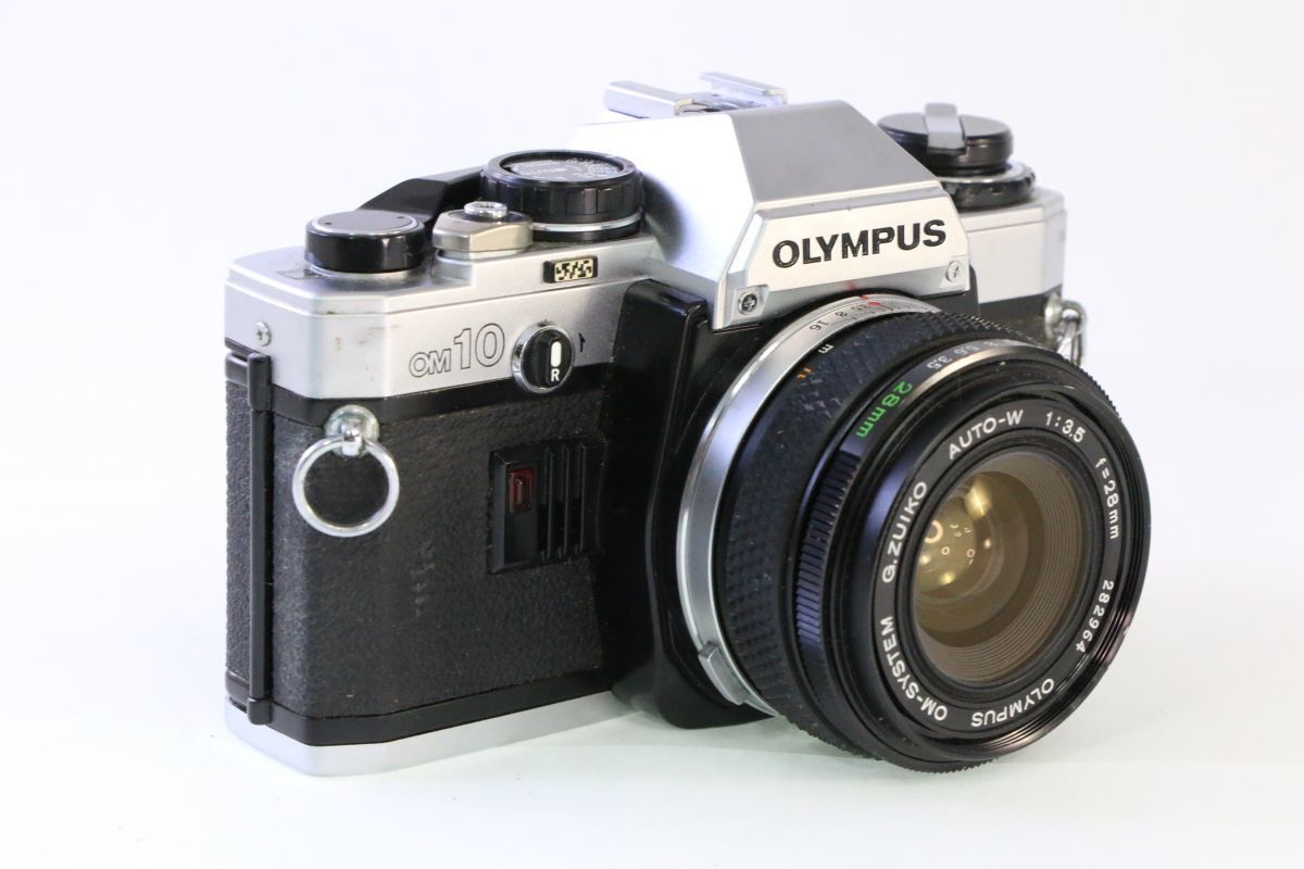 ジャンク☆オリンパス OLYMPUS OM-10 ボディ+28mm F3.5☆GGG 318 ☆訳