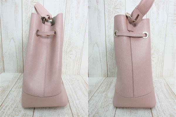FURLA/フルラ：ステイシー 2WAY ハンドバッグ ショルダーバッグ 巾着型 