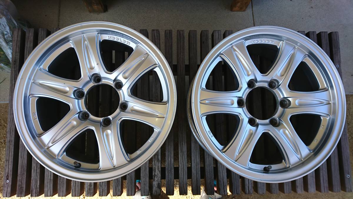 KEELER 17インチ キーラータクティクス Weds プラド 美品 TACTICS