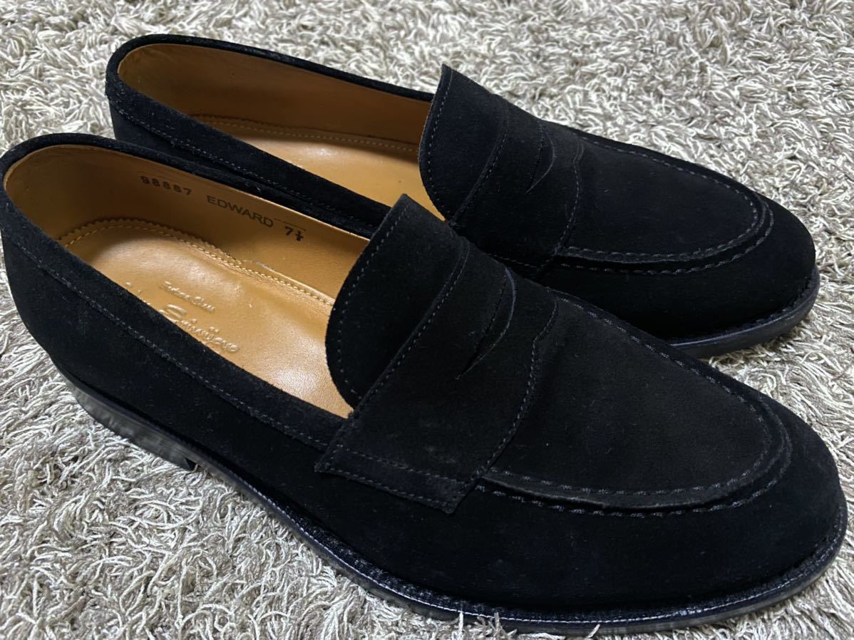 黒 ブラック 26cm JALAN SRIWIJAYA ジャランスリワヤ スウェード 