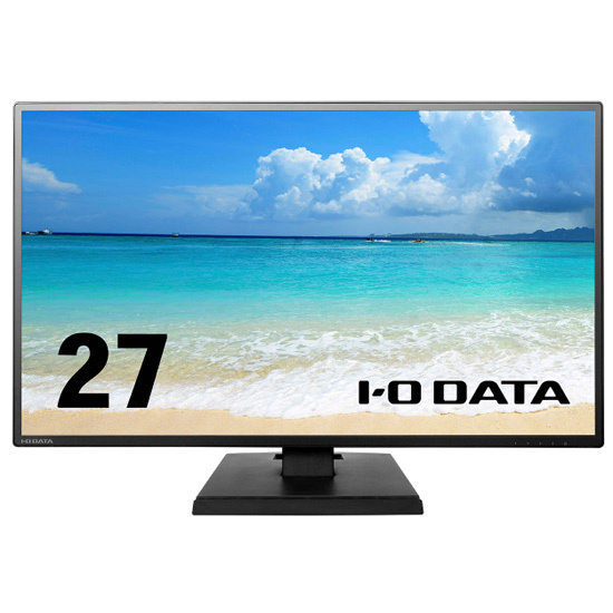 【新品(開封のみ)】 I-O DATA アイ・オー・データ 27型 ワイド液晶ディスプレイ LCD-AH271XDB-B ブラック