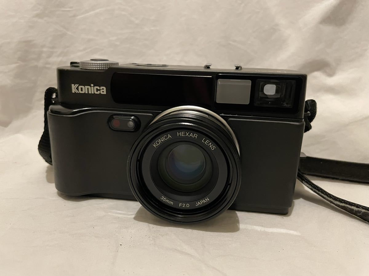 KONICA コニカ HEXAR ヘキサー 黒ボディ 35mm F2 ヘキサノン 大口径 