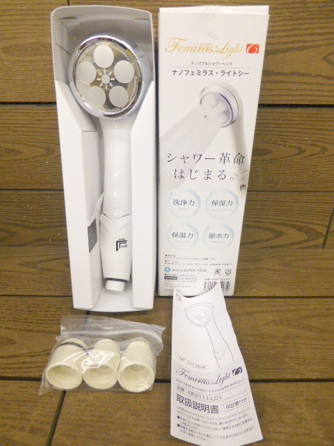 【驚きの破格値，得価】 JAPANSTAR/ジャパンスター シャワーヘッド ナノフェミラス ライトシー NF2111-LC1 ナノバブル 節水 NANO Femiras Light-C(シャワーヘッド)｜売買されたオークション情報、yahooの商品情報をアーカイブ公 シャワーヘッド