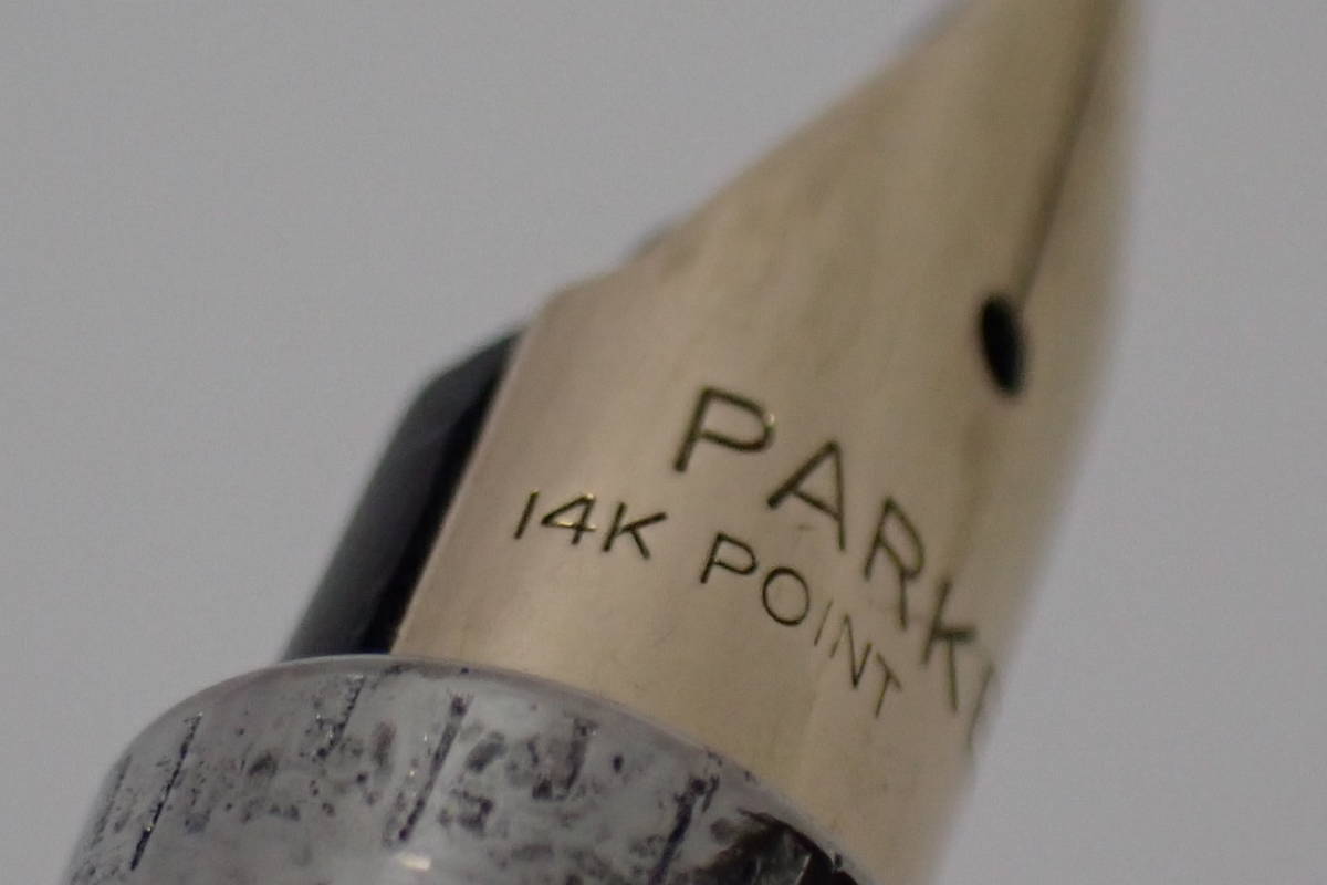 購入特典付 23293 PARKER パーカー 万年筆 STERLING CAP & BARREL 格子