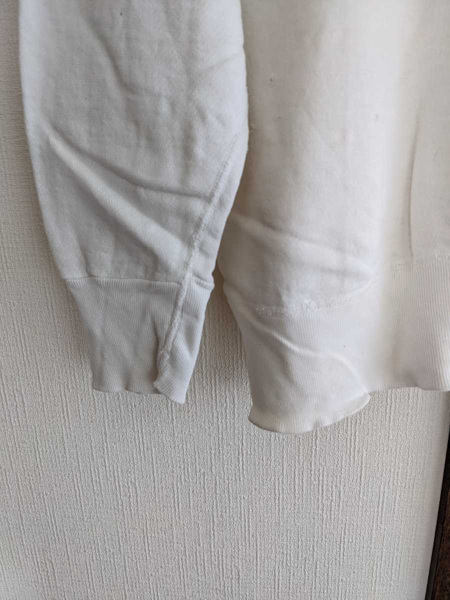 50年代 60年代 vintage sweat 前V ヴィンテージスウェット 白 50's