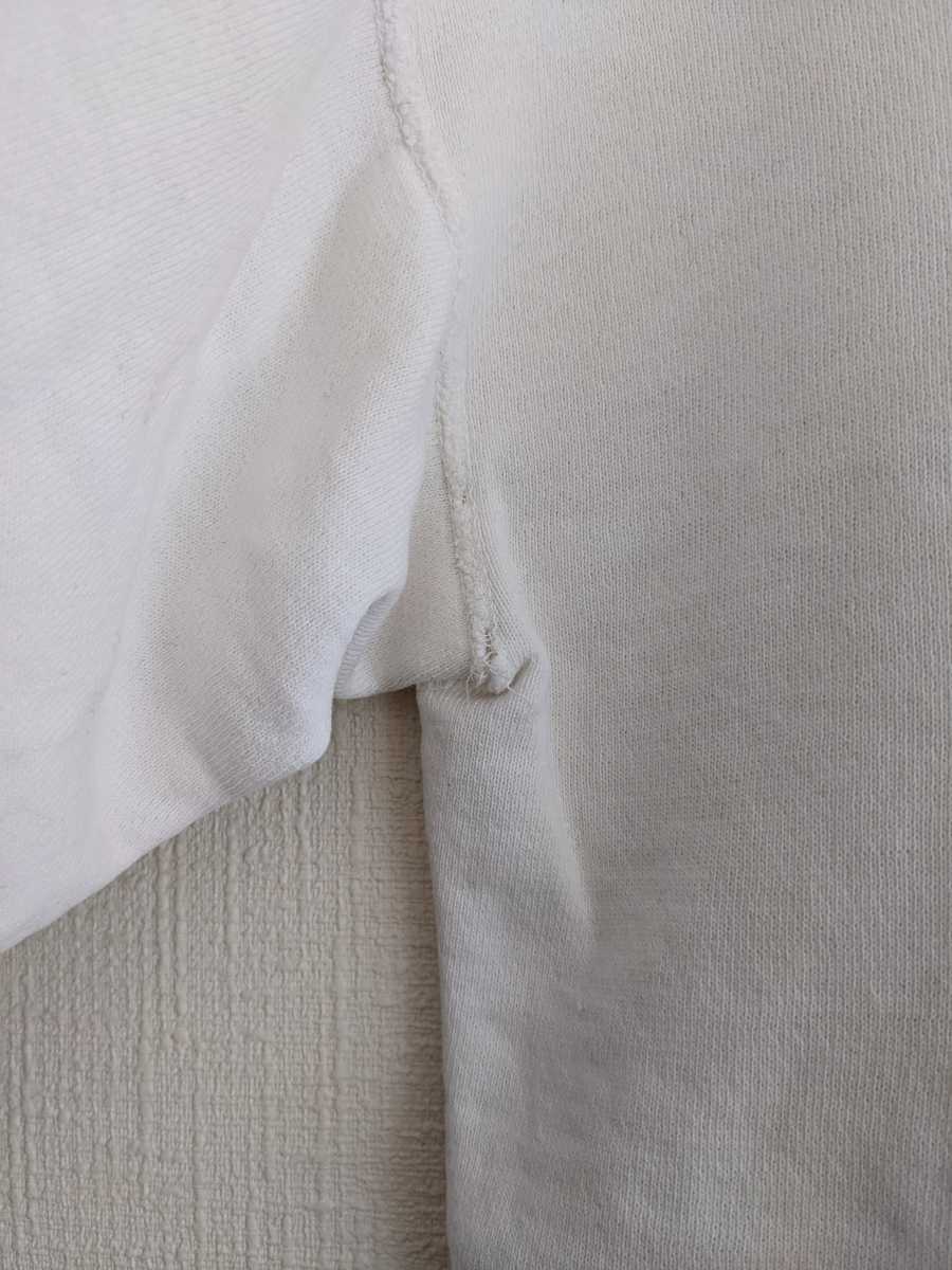 50年代 60年代 vintage sweat 前V ヴィンテージスウェット 白 50's