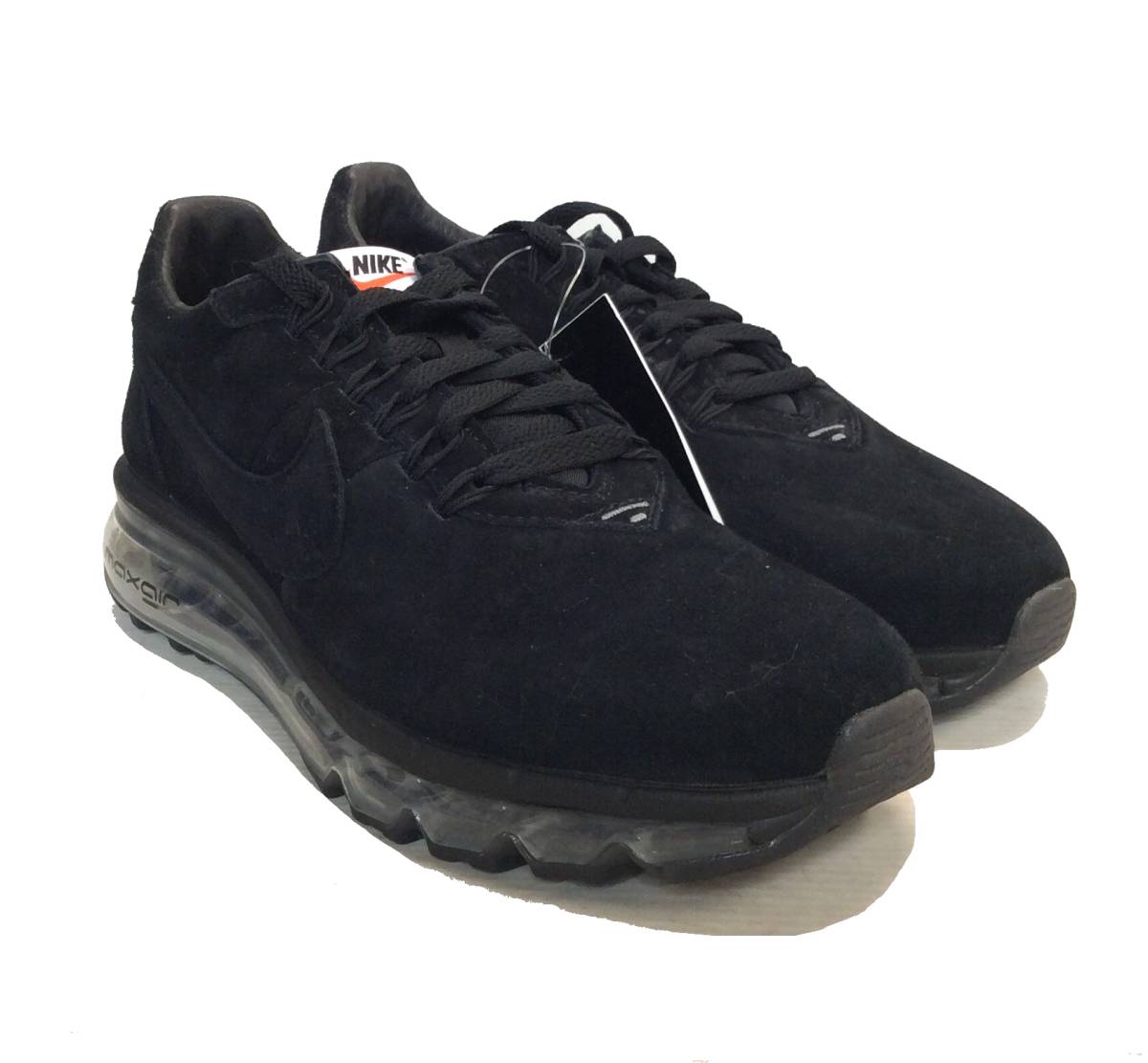 未使用 NIKE ナイキ AIR MAX LD-ZERO エアマックス LDゼロ スニーカー スウェード系 ブラック メンズ 26cm