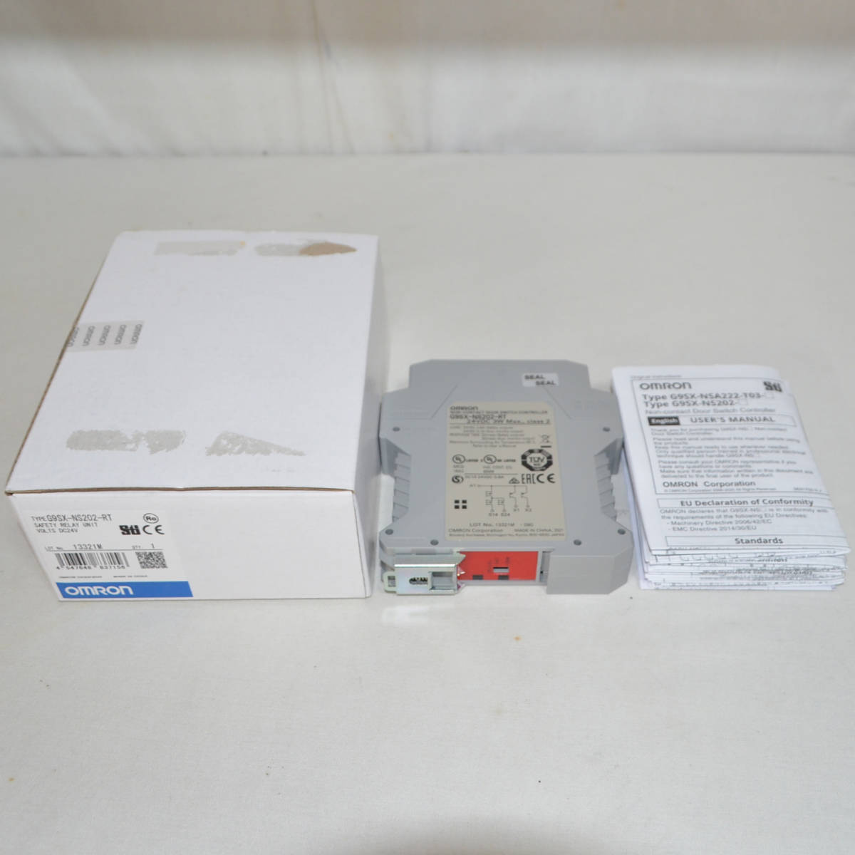 【美品】 純正 OMRON オムロン セーフティコントローラ G9SX-NS202-RT 現状で :1 G9SX-NS202-RT | 新品☆ Door Non-Contact セーフティ