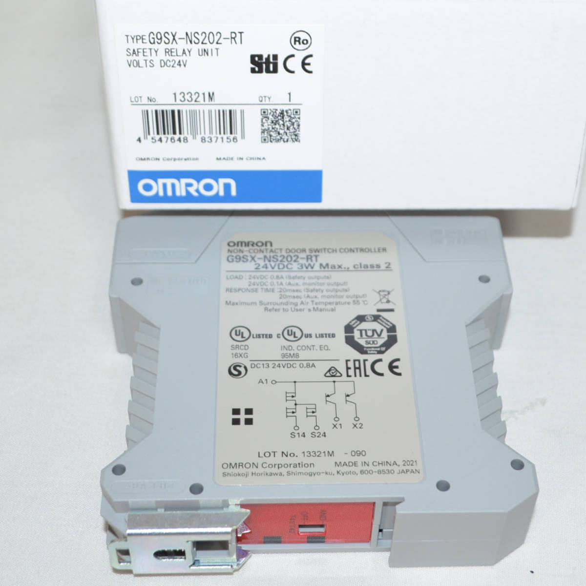 【美品】 純正 OMRON オムロン セーフティコントローラ G9SX-NS202-RT 現状で :1 G9SX-NS202-RT | 新品☆ Door Non-Contact セーフティ