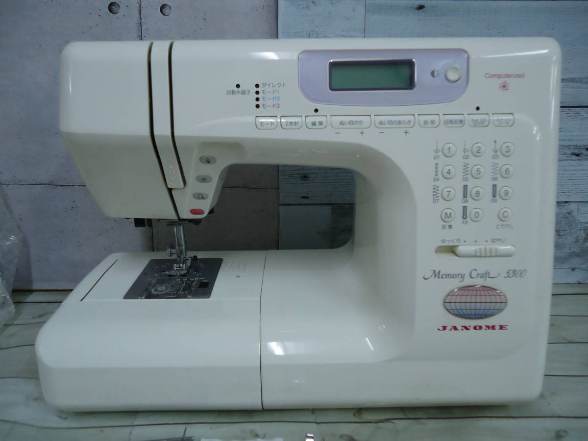 ジャノメミシン メモリークラフト5300 ジャンク ジャノメミシン 0 