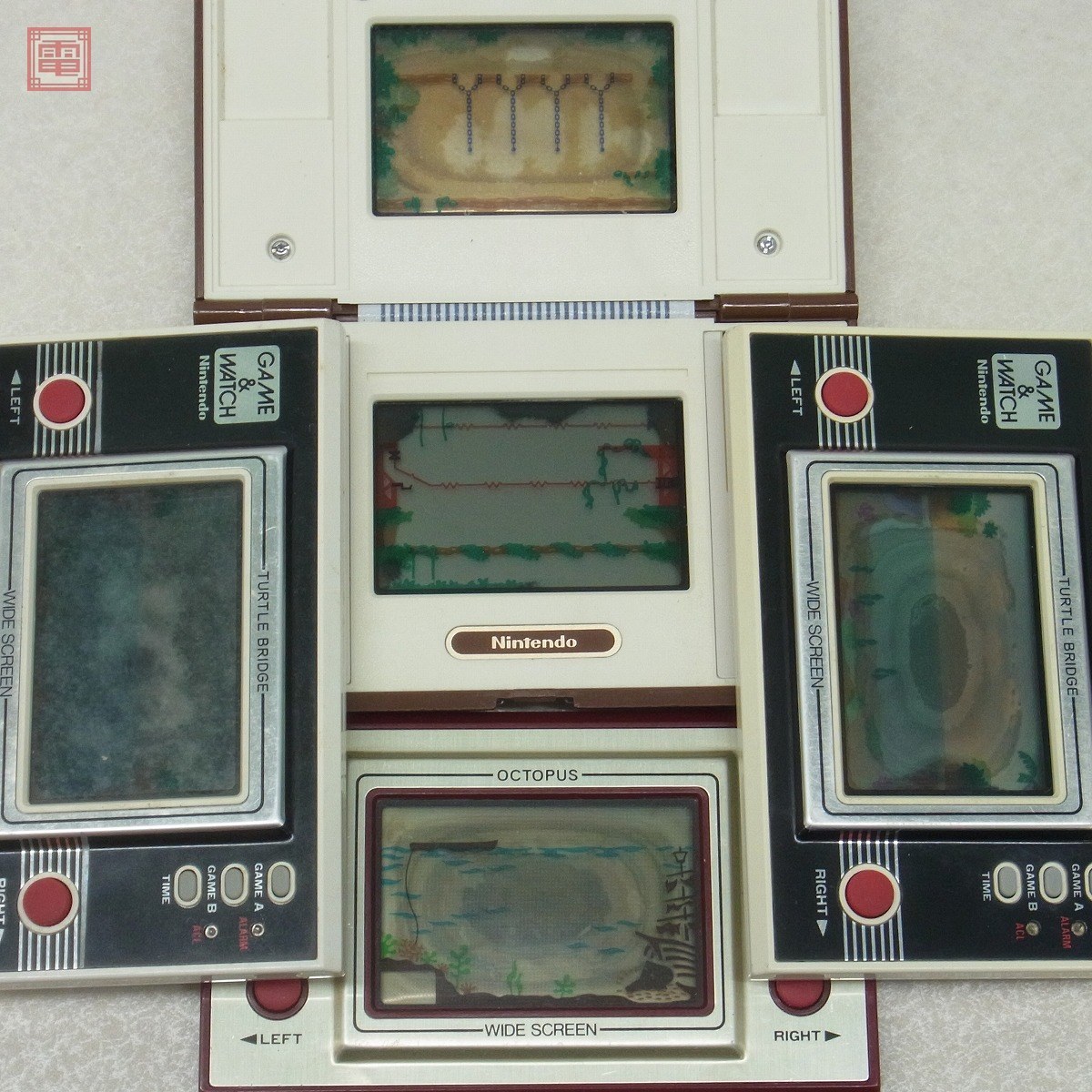 電子LSI ゲーム&ウオッチ ミッキーマウス/ドンキーコングII/タートル 