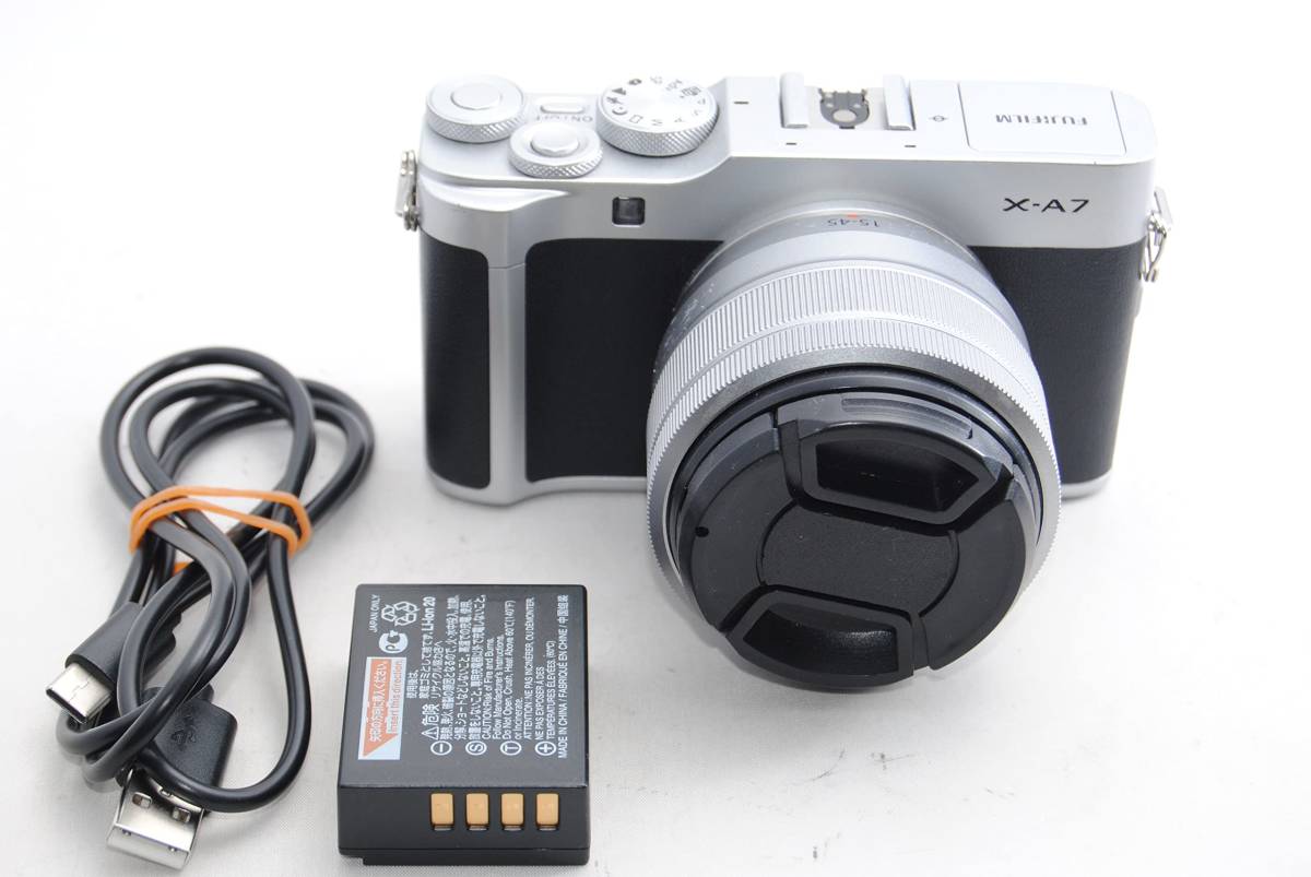 ミラーレス一眼カメラ FUJIFILM X-A7レンズキット シルバー 公式通販 X 