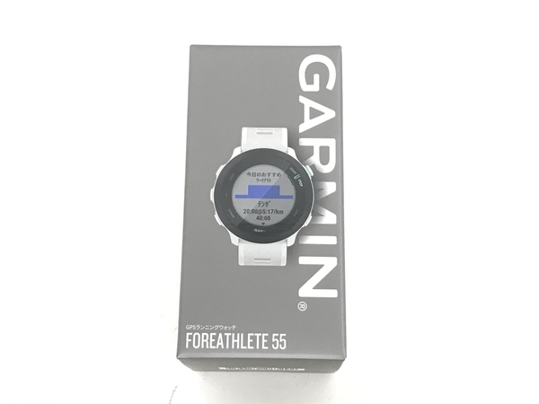 GARMIN ガーミン ForeAthlete 55 White エントリー向けGPS