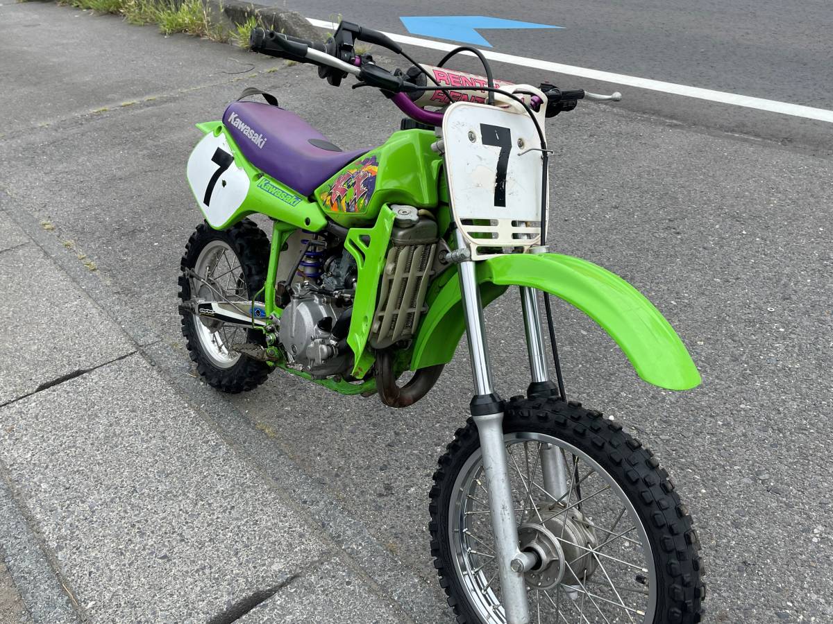 カワサキ KX60 モトクロス レーサー 販売証 ポケバイ KX060B 実働 美車 