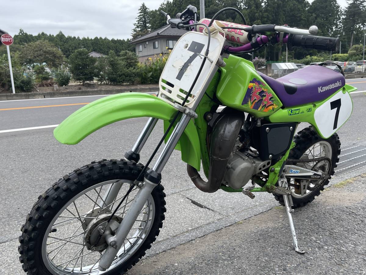 カワサキ KX60 モトクロス レーサー 販売証 ポケバイ KX060B 実働 美車 