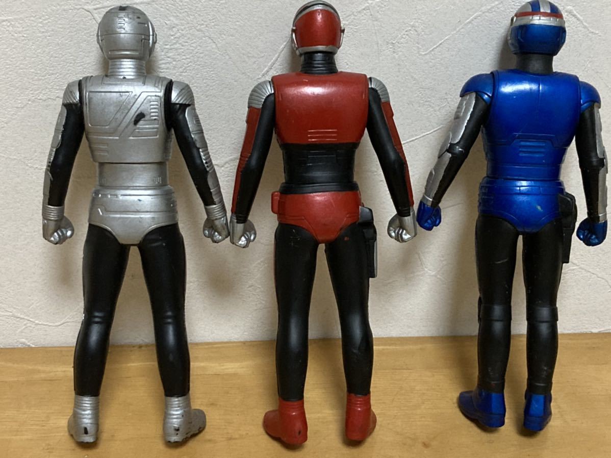 バンダイ☆宇宙刑事 ギャバン シャリバン シャイダー ソフビ 人形