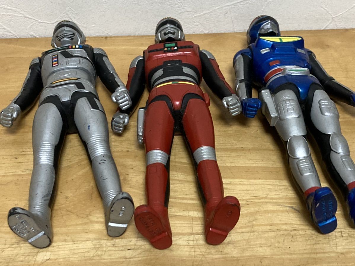 バンダイ☆宇宙刑事 ギャバン シャリバン シャイダー ソフビ 人形
