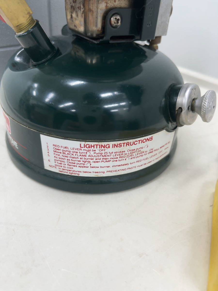 コールマン Coleman STOVE シングルバーナー MODEL ガソリンバーナー