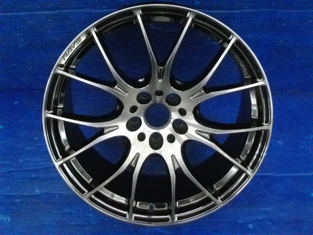 SA【0626】RAYS ホムラ 2x7 19インチ 9.5J +45 114.3 5H ホイール1本