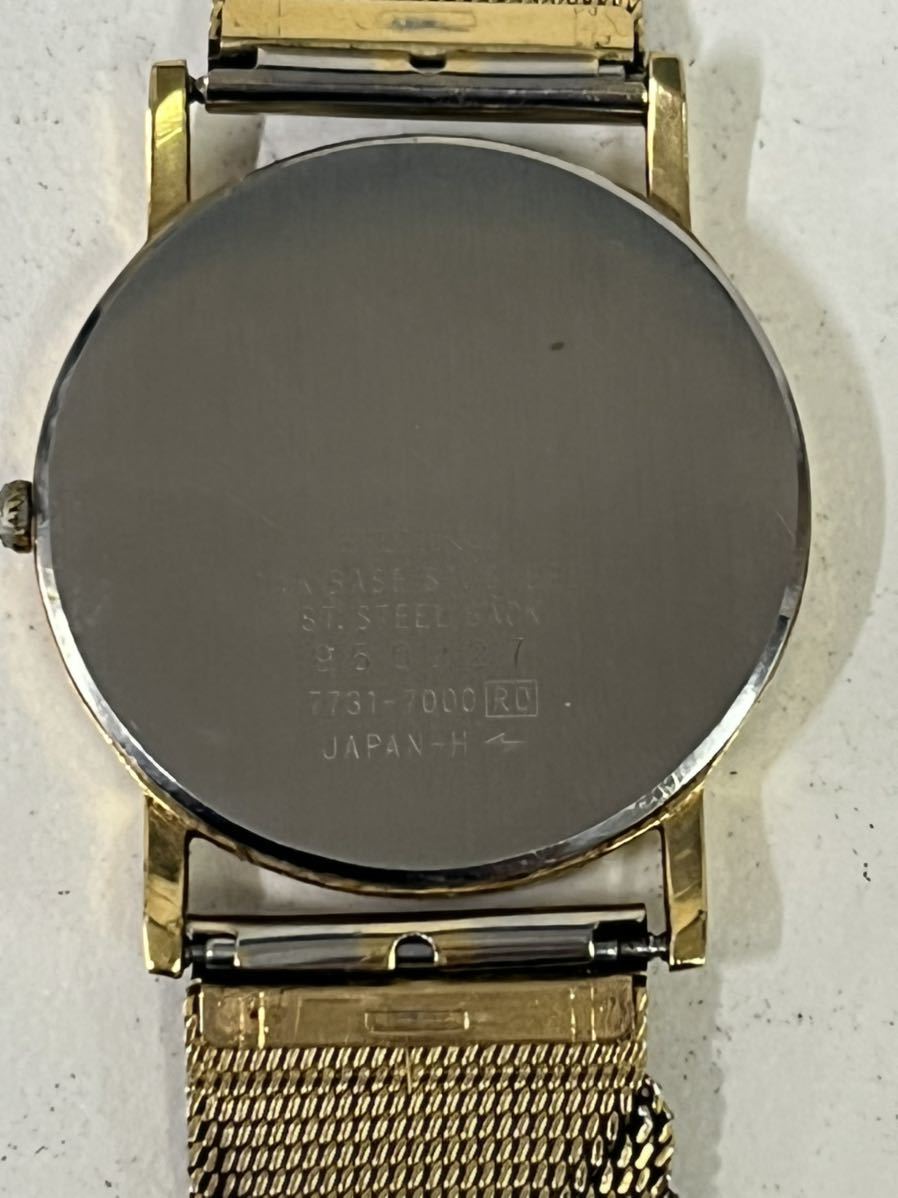 ドルチェ 7731-7000 セイコー Dolce Yahoo!オークション 1円 SS⁄14K