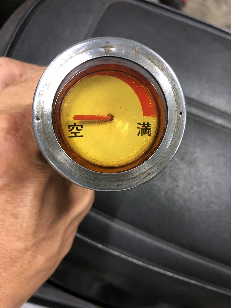 シャリー タンクキャップ オートバイ 当時物 ゲージ付 燃料ゲージ付き