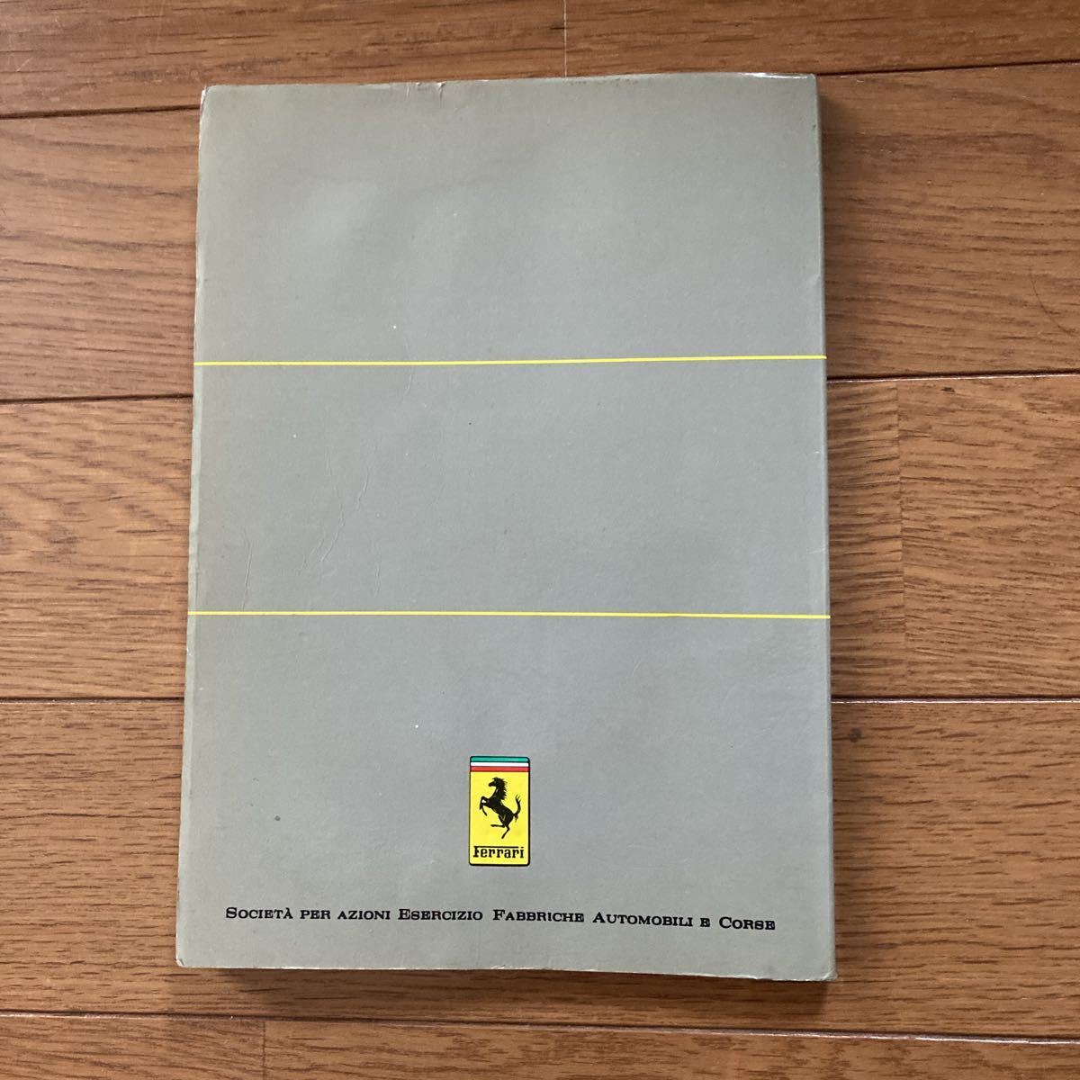 フェラーリ 328 FERRARI オーナーズ オーナーズマニュアル